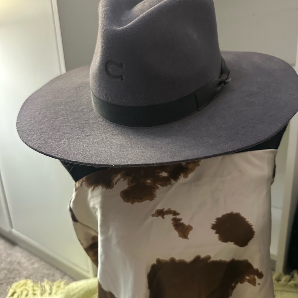 Chic Charcoal Women's Fedora Hat